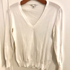 Banana Republic Women’s Cotton V-Neck Sweater Worn only Once.